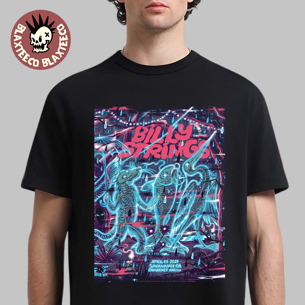 Billy Strings Savannah Georgia 2026 Night 2 Venue Poster At Enmarket Arena On April 11 2026 T-Shirt - T-Shirt, Sweatshirt, Hoodie