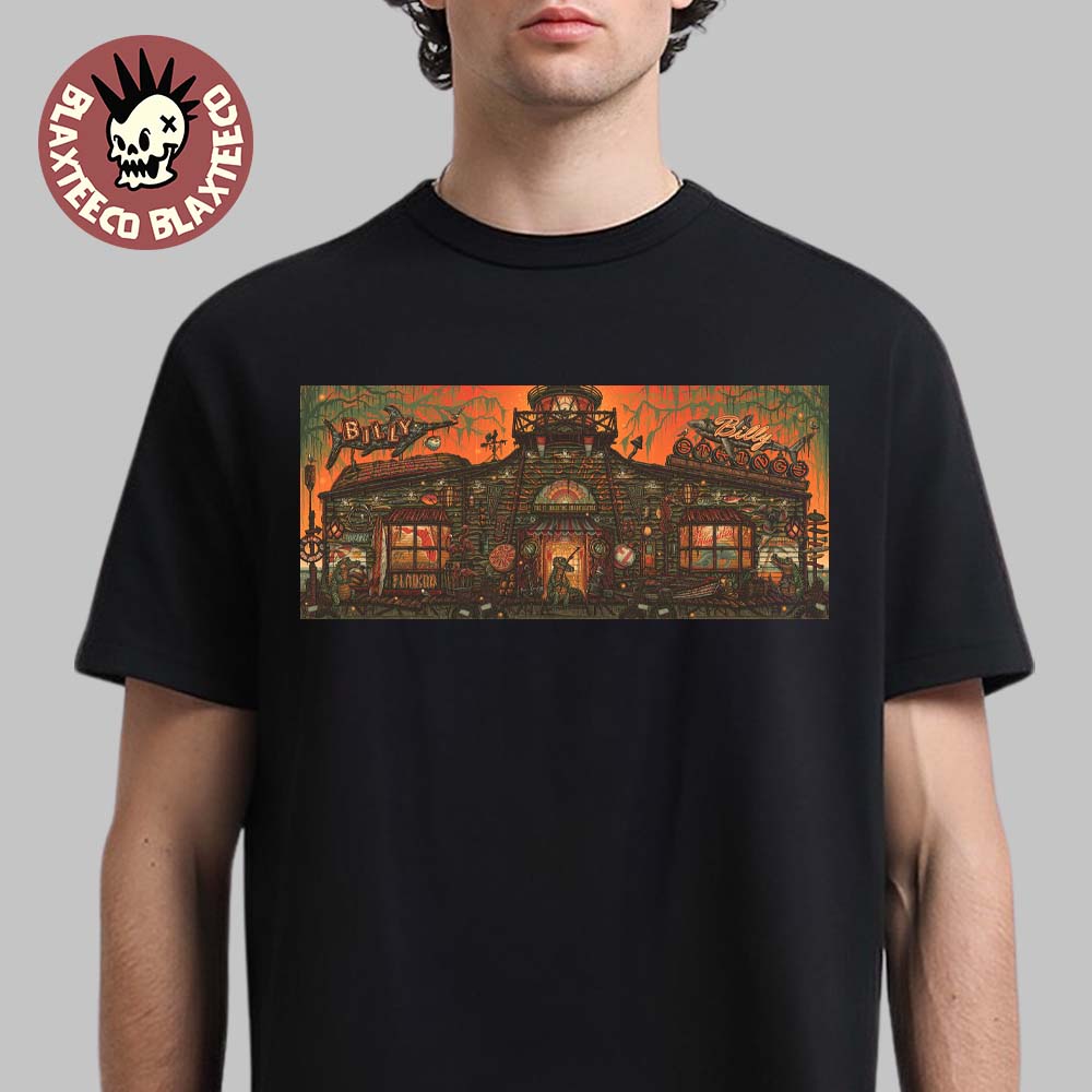 Billy Strings St. Augustine Florida 2026 All Night Combined Poster On April 2 3 4 2026 The Crocodile Bar T-Shirt - T-Shirt, Sweatshirt, Hoodie