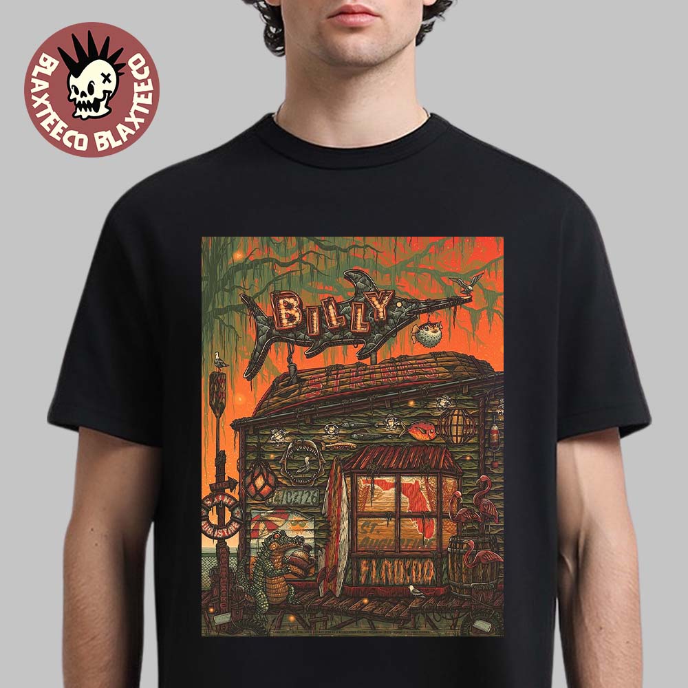 Billy Strings St. Augustine Florida 2026 Night 1 Gig Poster At The St. Augustine Amphitheatre On April 2 2026 T-Shirt - T-Shirt, Sweatshirt, Hoodie