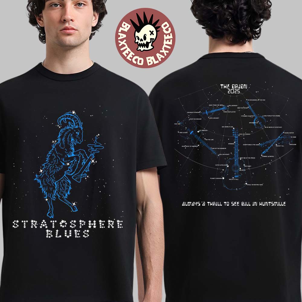 Billy Strings Stratosphere Blues Live At The Orion 2025 Always A Thrill To See Billy In Huntsville Goat Constellation Art T-Shirt - T-Shirt, Sweatshirt, Hoodie