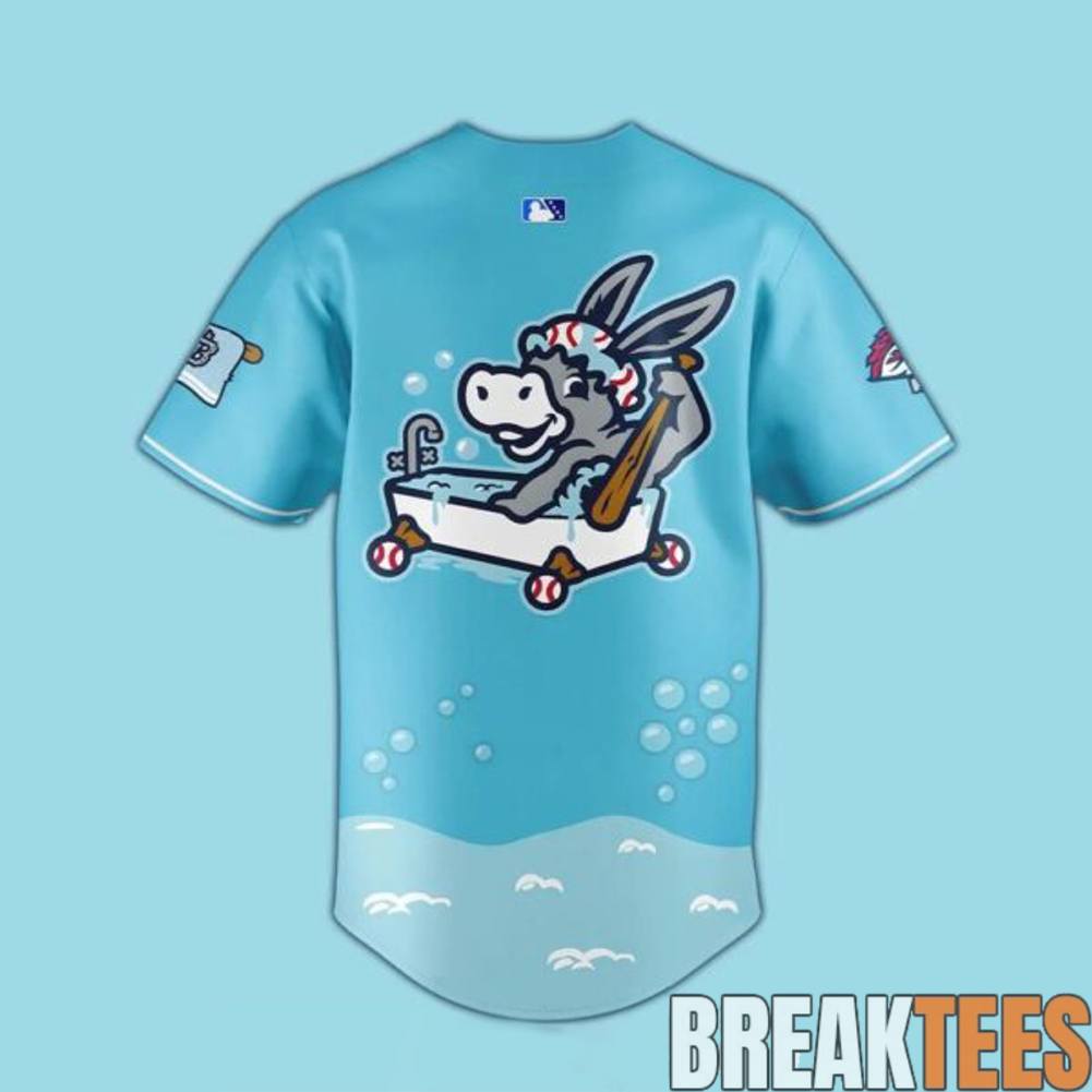 Binghamton Rumble Ponies Bathtub Donkeys Special Jersey sports jersey product view 3