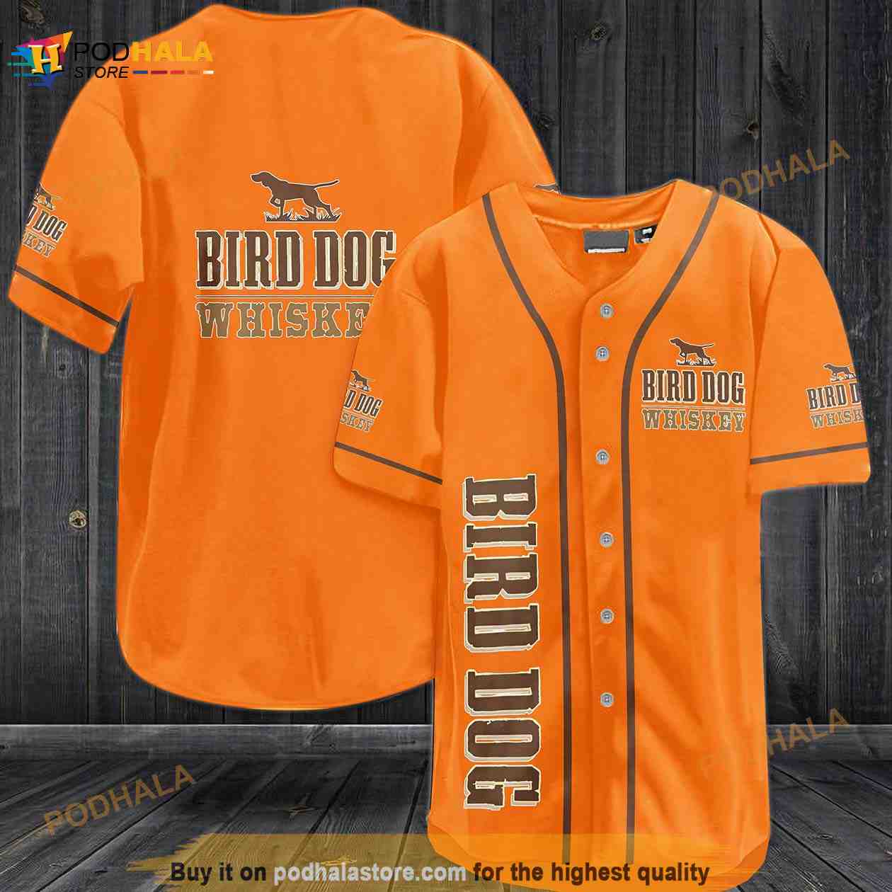 Bird Dog Whisky 3D Baseball Jersey baseball jersey product view 1