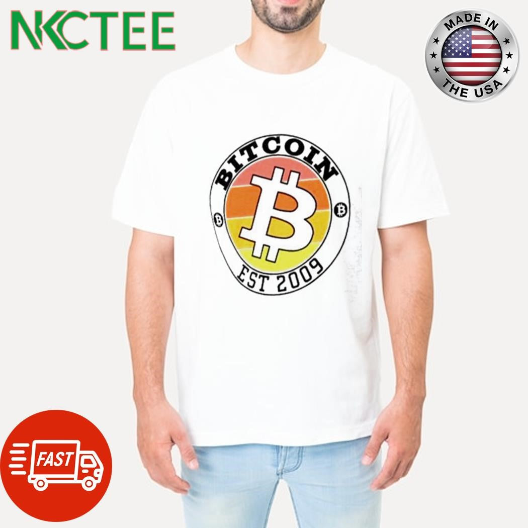 Bitcoin EST 2009 B circle shirt Unisex T-shirt, Sweatshirt, Hoodie, Long Sleeve Tee - T-Shirt, Sweatshirt, Hoodie