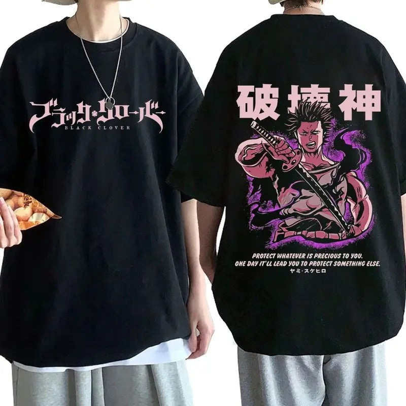 Black Clover Yami Sukehiro - Adult & Kids T-Shirts, Sweatshirts & Hoodies apparel design preview 1