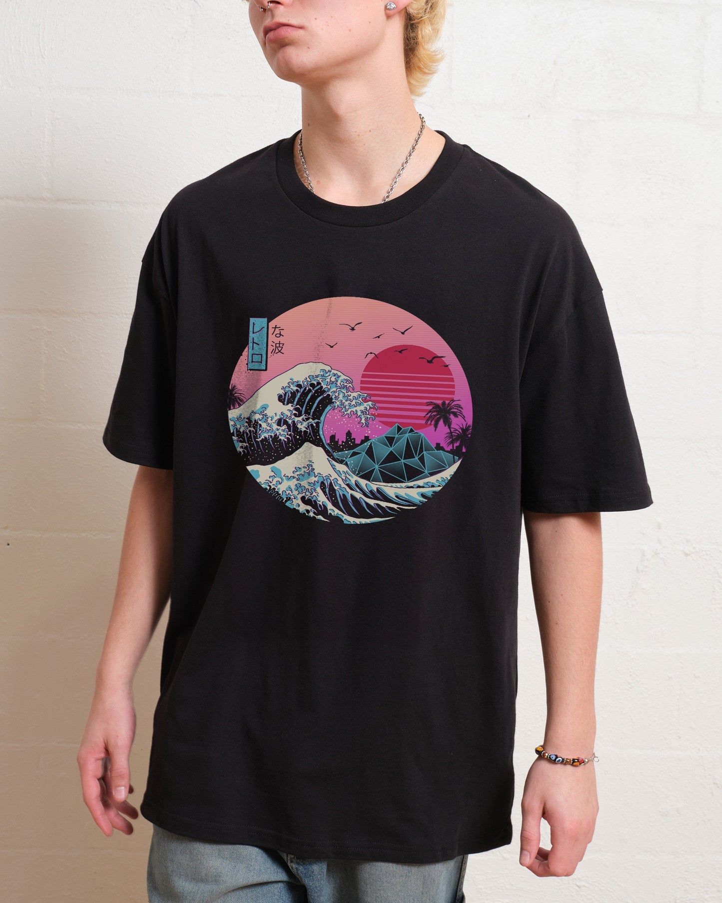 The Great Retro Wave T-Shirt Unisex T-shirt, Sweatshirt, Hoodie, Long Sleeve Tee - T-Shirt, Sweatshirt, Hoodie