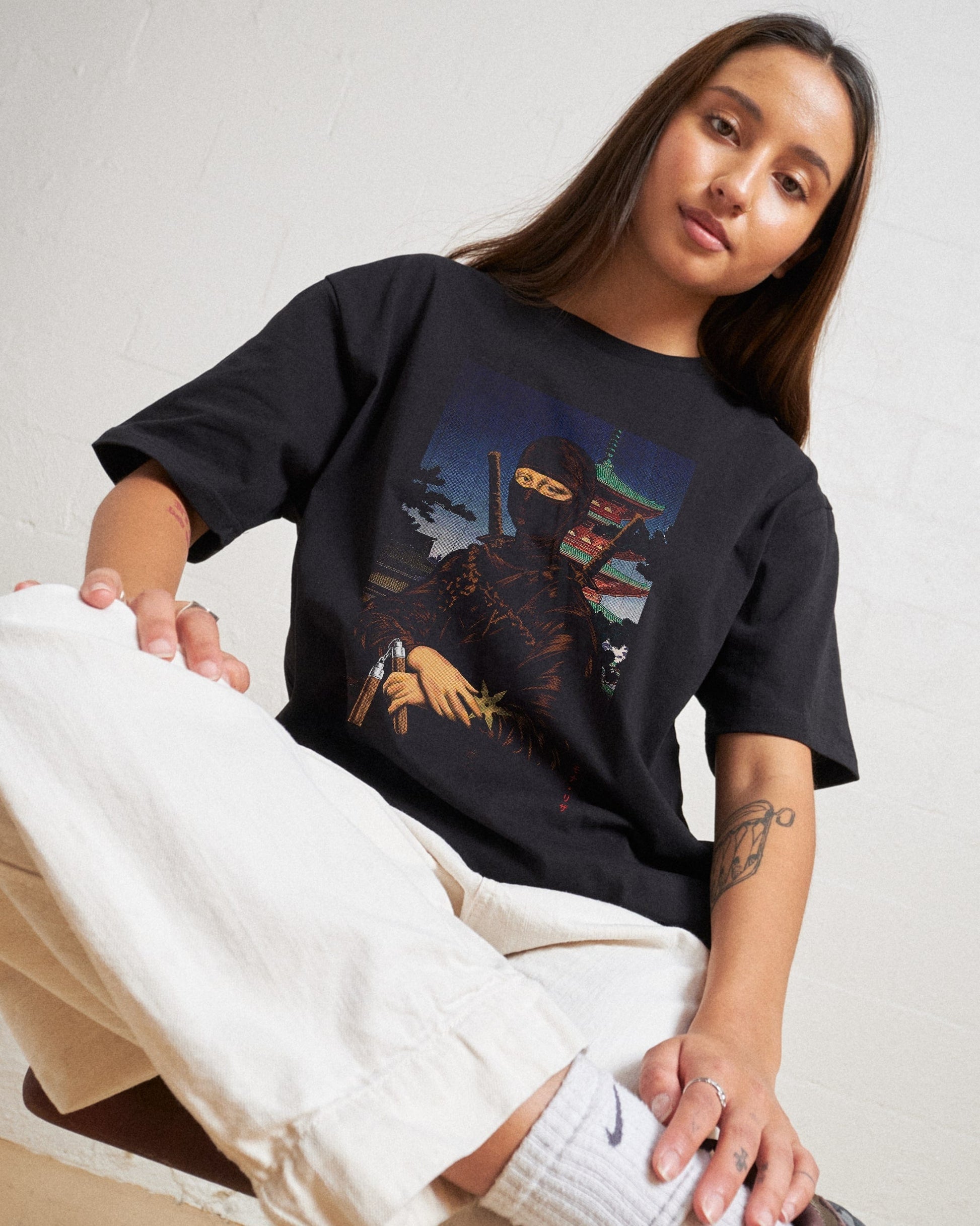 Mona Ninja T-Shirt Unisex T-shirt, Sweatshirt, Hoodie, Long Sleeve Tee - T-Shirt, Sweatshirt, Hoodie