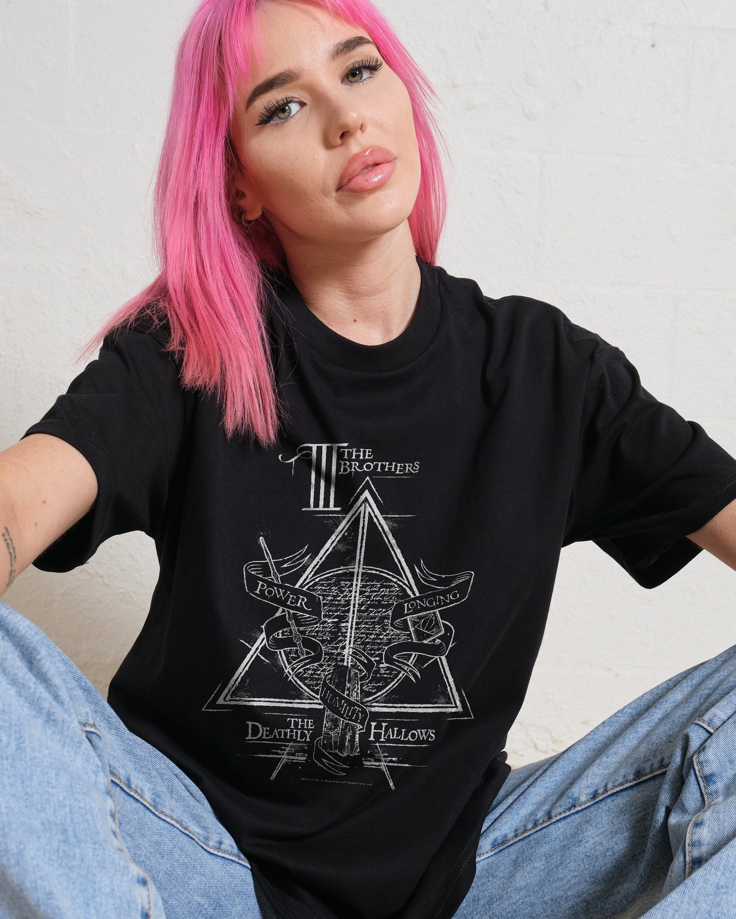 Deathly Hallows Logo T-Shirt Unisex T-shirt, Sweatshirt, Hoodie, Long Sleeve Tee - T-Shirt, Sweatshirt, Hoodie