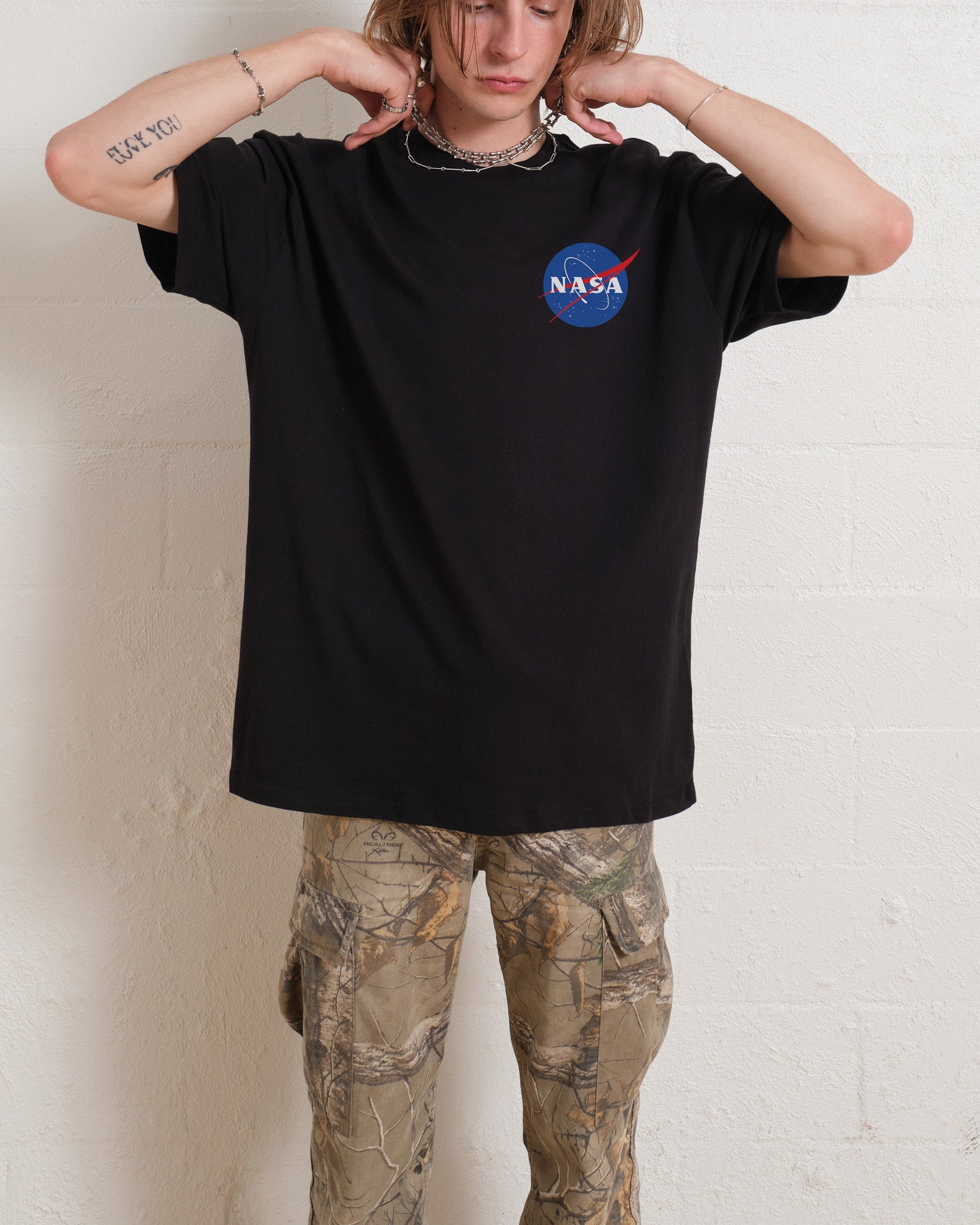 NASA Meatball Mini Print Tee Unisex T-shirt, Sweatshirt, Hoodie, Long Sleeve Tee - T-Shirt, Sweatshirt, Hoodie