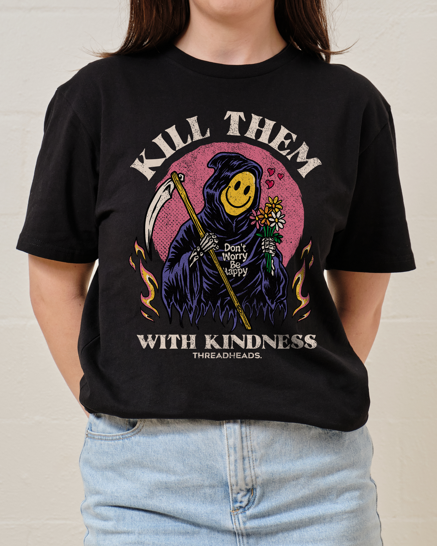 Kill Them With Kindness T-Shirt Unisex T-shirt, Sweatshirt, Hoodie, Long Sleeve Tee - T-Shirt, Sweatshirt, Hoodie