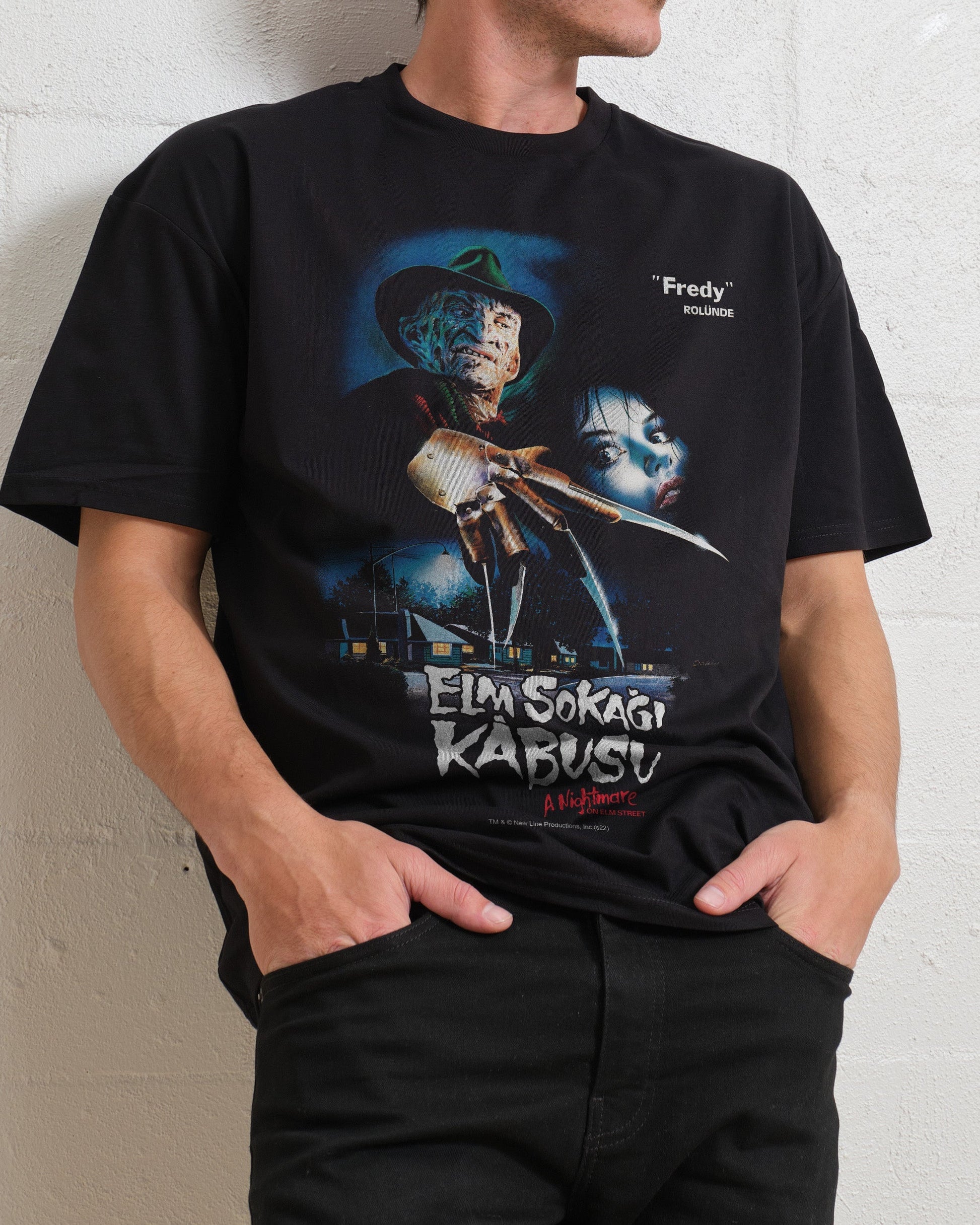 Freddy Krueger Elm Sokagi Kabusu T-Shirt Unisex T-shirt, Sweatshirt, Hoodie, Long Sleeve Tee - T-Shirt, Sweatshirt, Hoodie