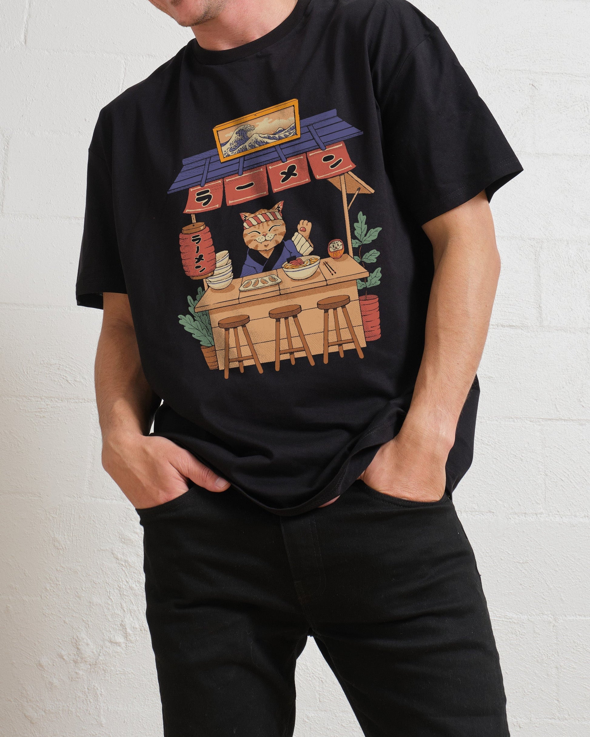 Neko Ramen House T-Shirt Unisex T-shirt, Sweatshirt, Hoodie, Long Sleeve Tee - T-Shirt, Sweatshirt, Hoodie