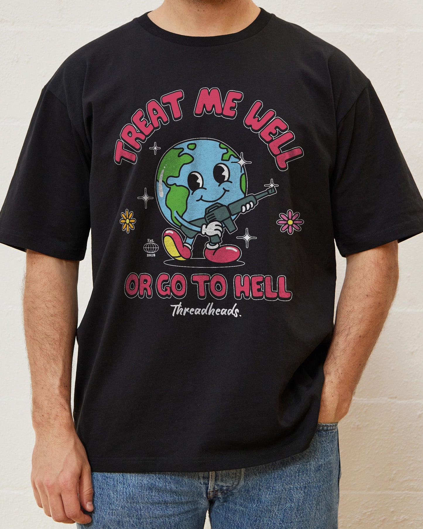 Treat Me Well Or Go To Hell T-Shirt Unisex T-shirt, Sweatshirt, Hoodie, Long Sleeve Tee - T-Shirt, Sweatshirt, Hoodie