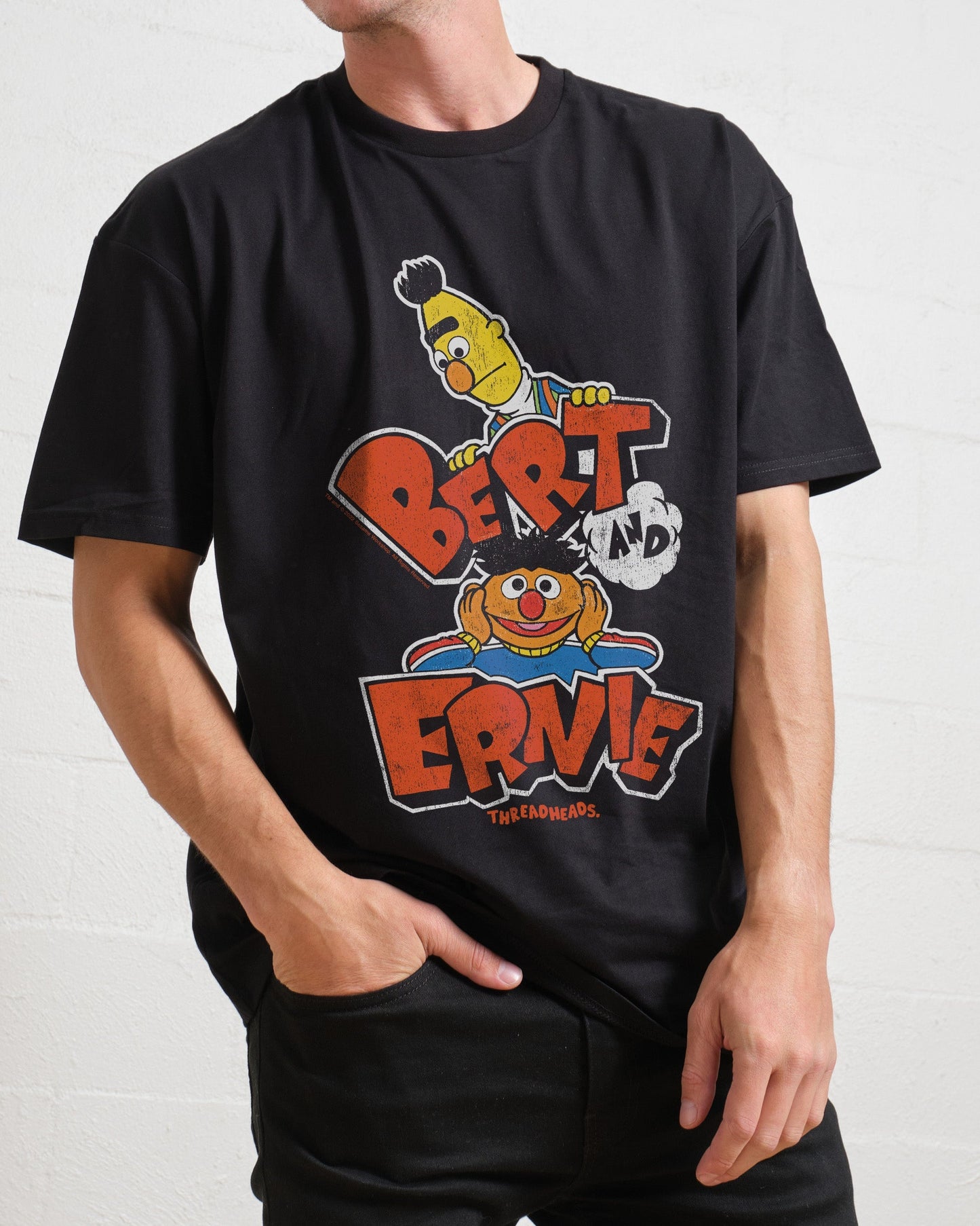 Retro Bert And Ernie T-Shirt Unisex T-shirt, Sweatshirt, Hoodie, Long Sleeve Tee - T-Shirt, Sweatshirt, Hoodie