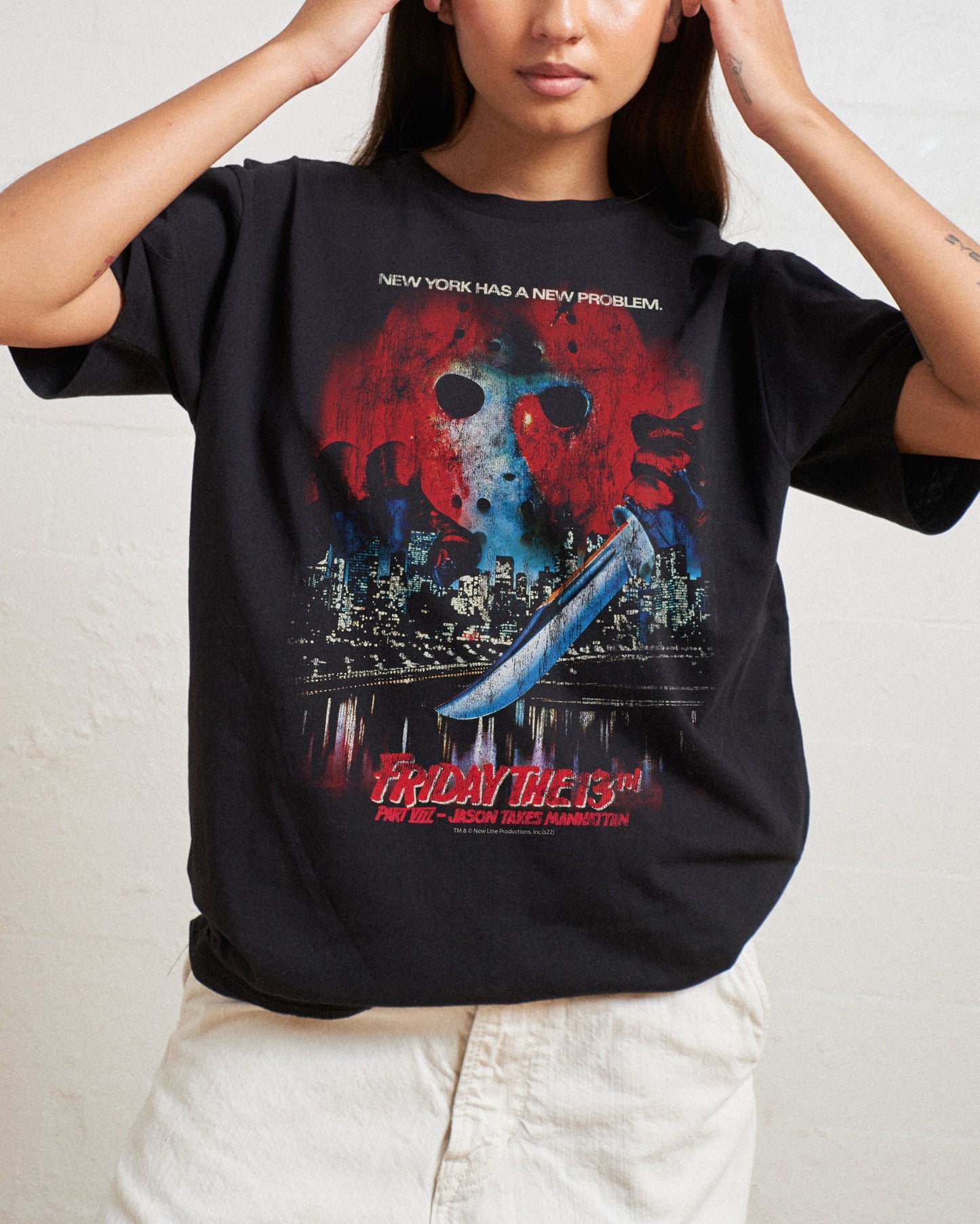 Friday the 13th - Jason Takes Manhattan T-Shirt Unisex T-shirt, Sweatshirt, Hoodie, Long Sleeve Tee - T-Shirt, Sweatshirt, Hoodie