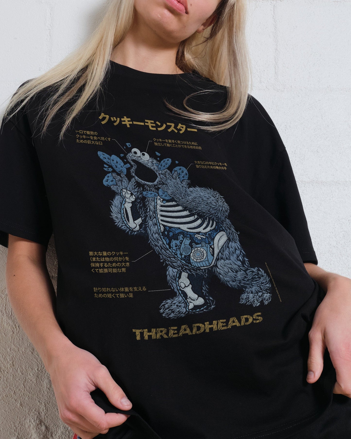 Cookie Monster Anatomy T-Shirt Unisex T-shirt, Sweatshirt, Hoodie, Long Sleeve Tee - T-Shirt, Sweatshirt, Hoodie