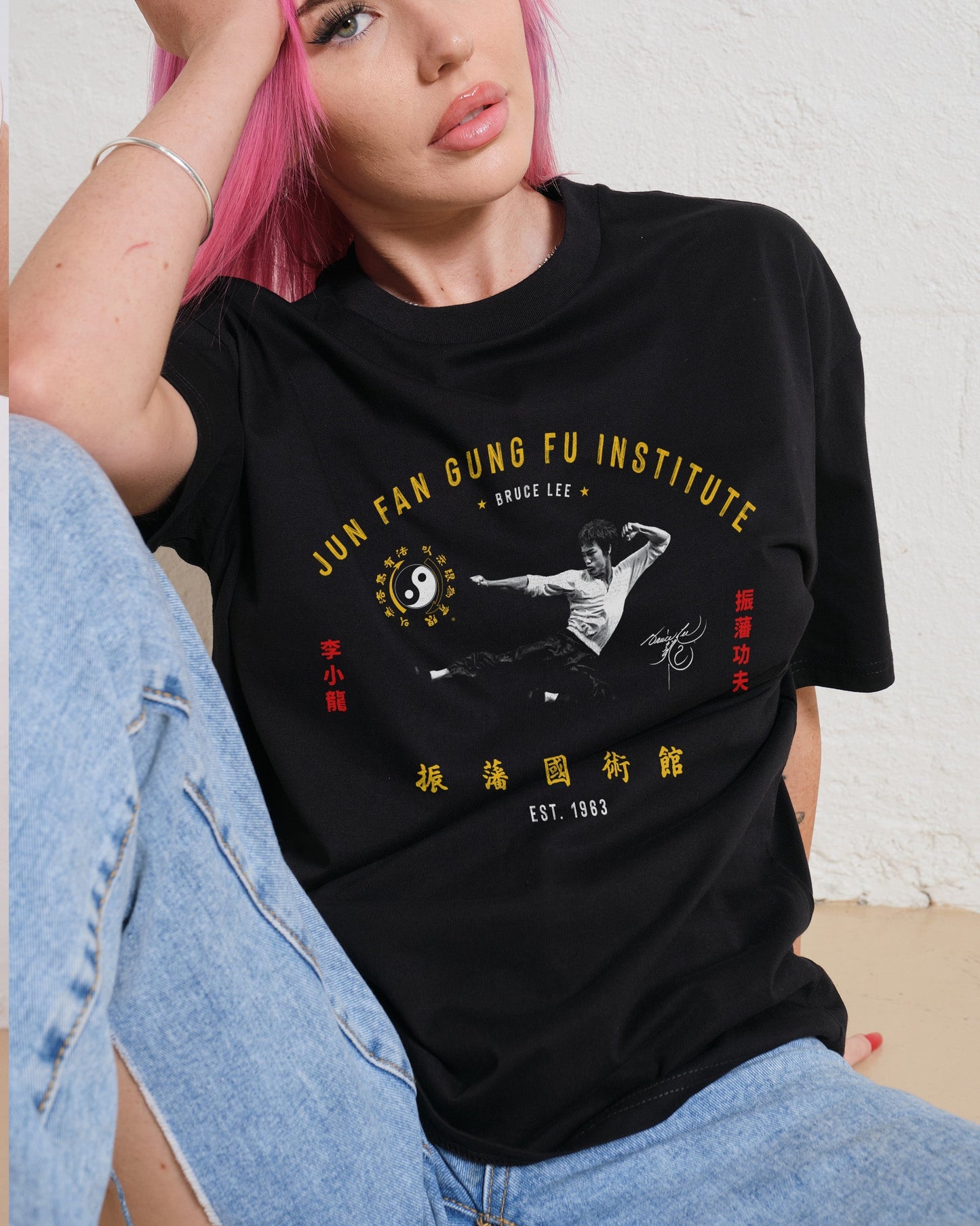 Jun Fan Gung Fu Institute T-Shirt Unisex T-shirt, Sweatshirt, Hoodie, Long Sleeve Tee - T-Shirt, Sweatshirt, Hoodie