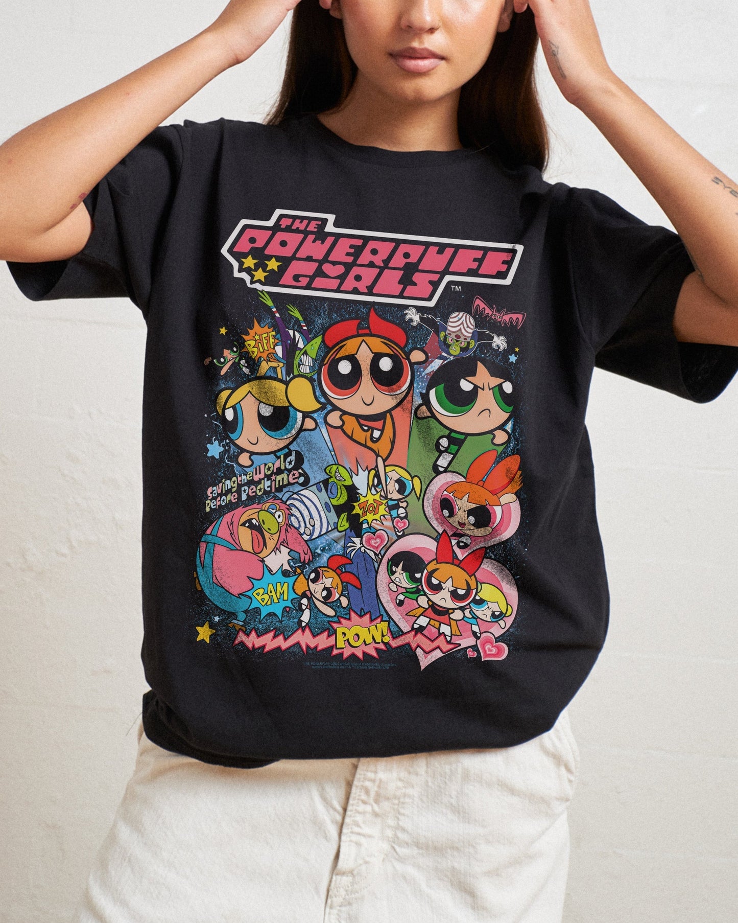 Powerpuff Girls Vintage T-Shirt Unisex T-shirt, Sweatshirt, Hoodie, Long Sleeve Tee - T-Shirt, Sweatshirt, Hoodie