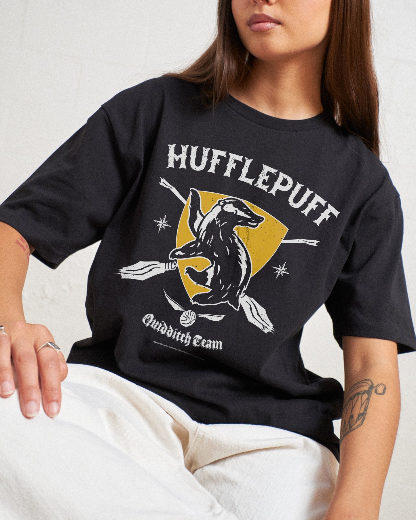Hufflepuff Quidditch Team T-Shirt Unisex T-shirt, Sweatshirt, Hoodie, Long Sleeve Tee - T-Shirt, Sweatshirt, Hoodie