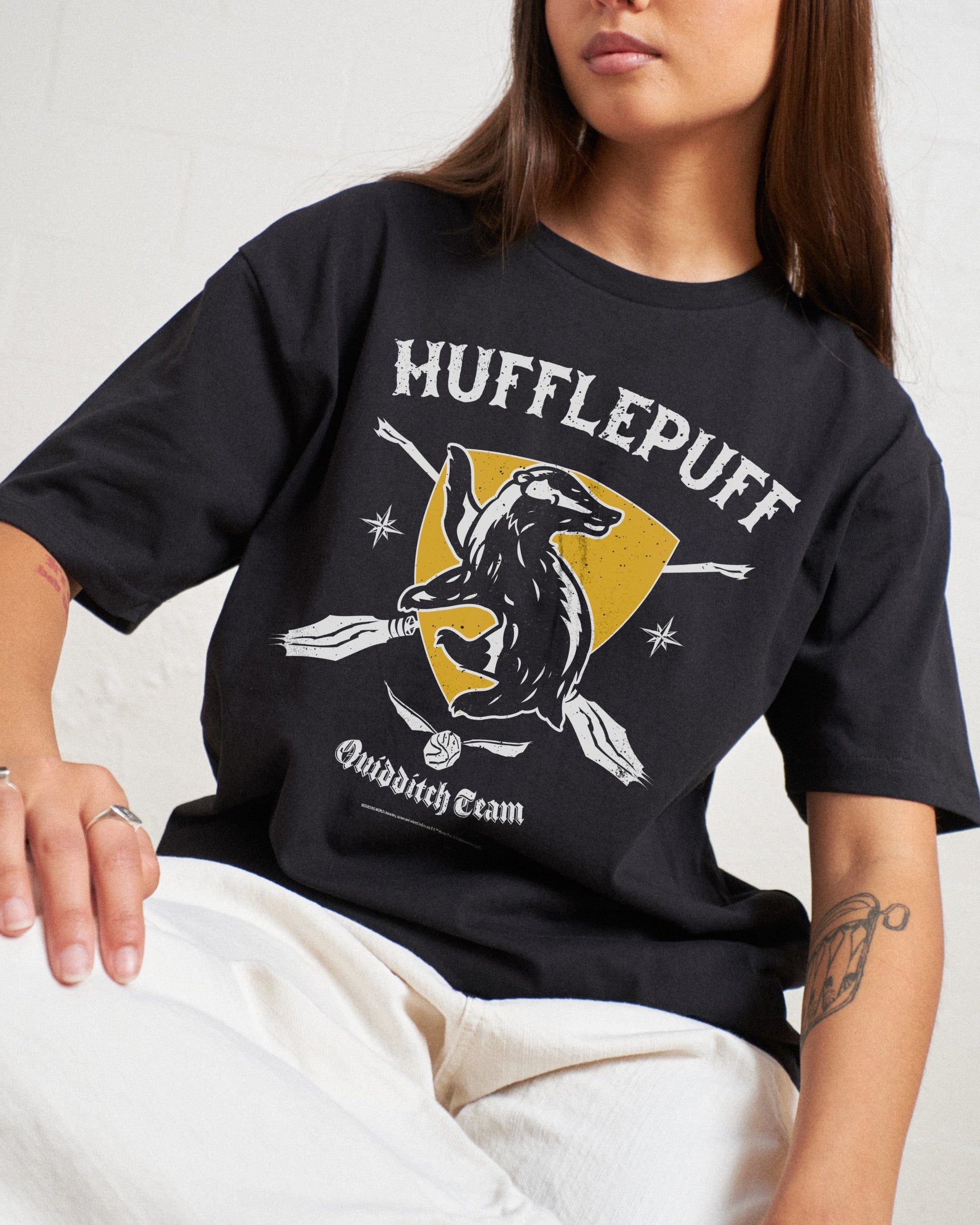 Hufflepuff Quidditch Team T-Shirt Unisex T-shirt, Sweatshirt, Hoodie, Long Sleeve Tee - T-Shirt, Sweatshirt, Hoodie