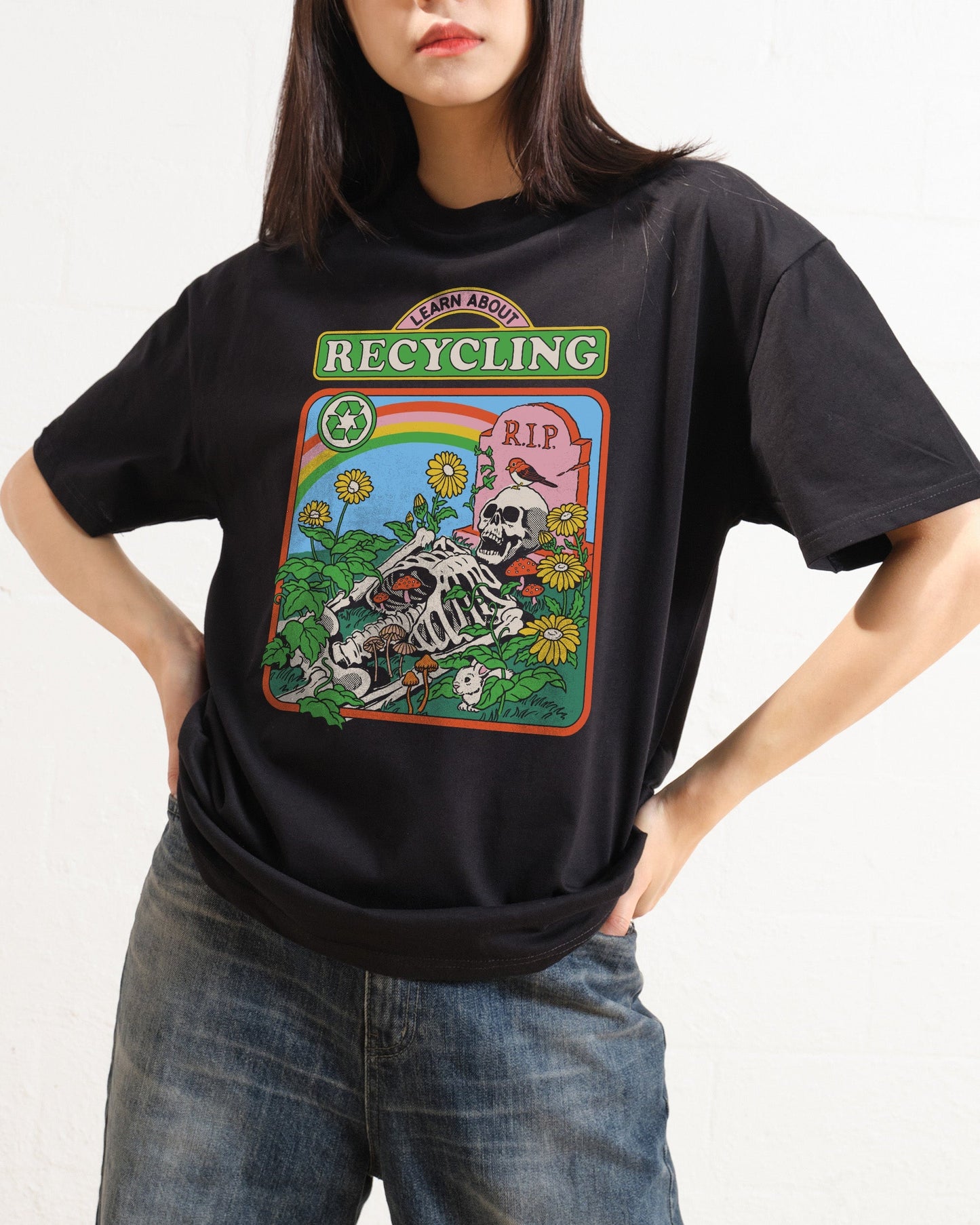 Learn About Recycling T-Shirt Unisex T-shirt, Sweatshirt, Hoodie, Long Sleeve Tee - T-Shirt, Sweatshirt, Hoodie