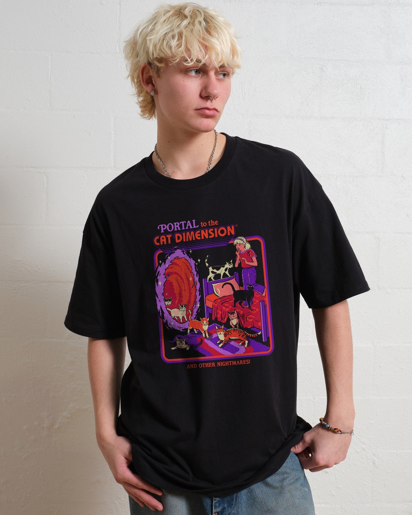 The Cat Dimension T-Shirt Unisex T-shirt, Sweatshirt, Hoodie, Long Sleeve Tee - T-Shirt, Sweatshirt, Hoodie