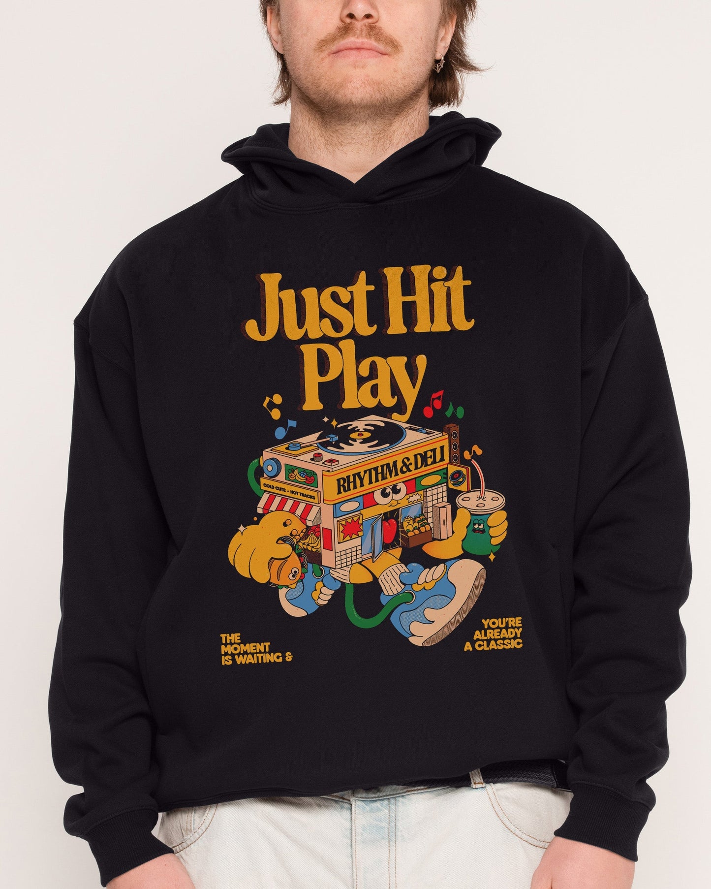 Just Hit Play Hoodie Unisex T-shirt, Sweatshirt, Hoodie, Long Sleeve Tee - T-Shirt, Sweatshirt, Hoodie