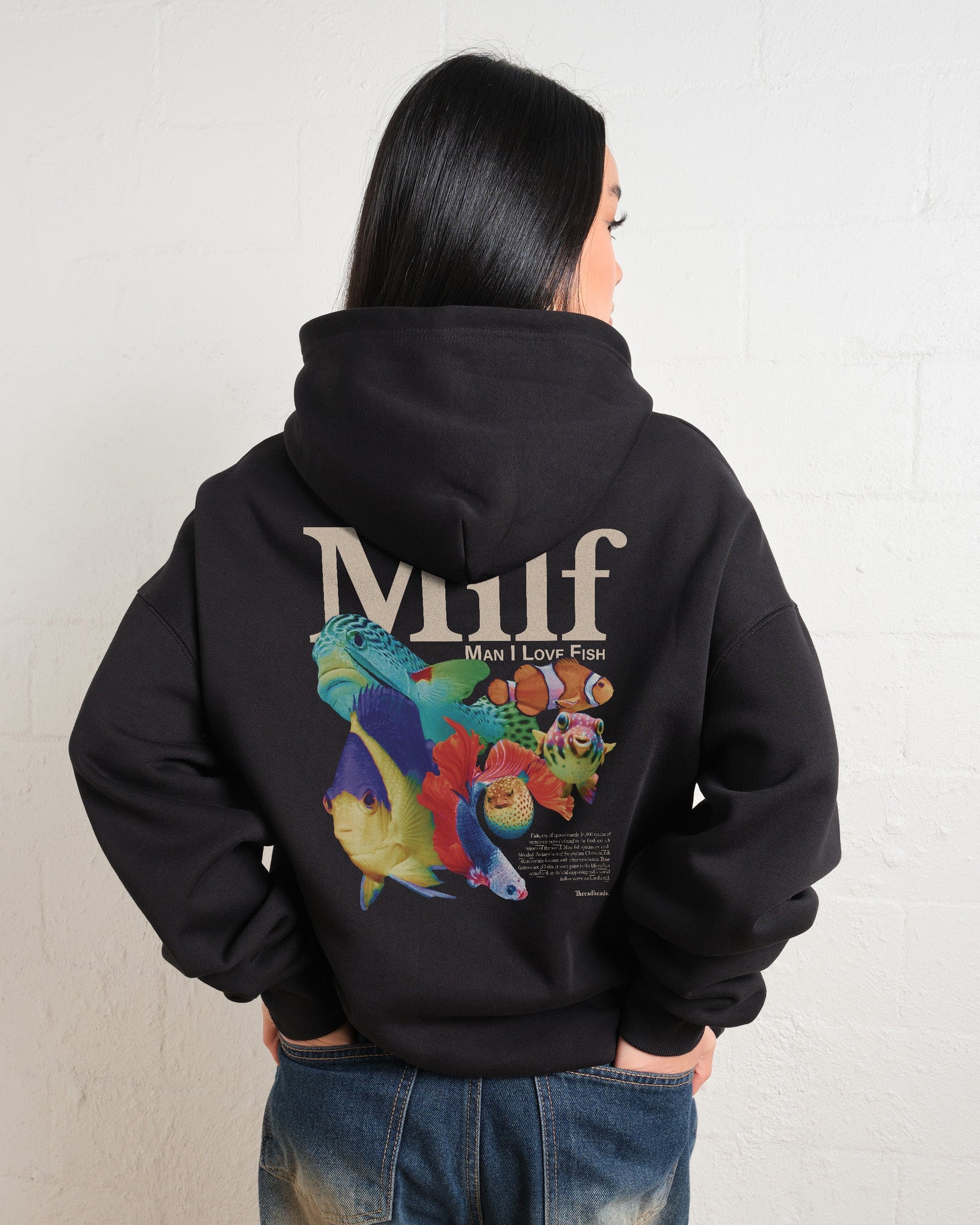 Man I Love Fish Front and Back Hoodie Unisex T-shirt, Sweatshirt, Hoodie, Long Sleeve Tee - T-Shirt, Sweatshirt, Hoodie