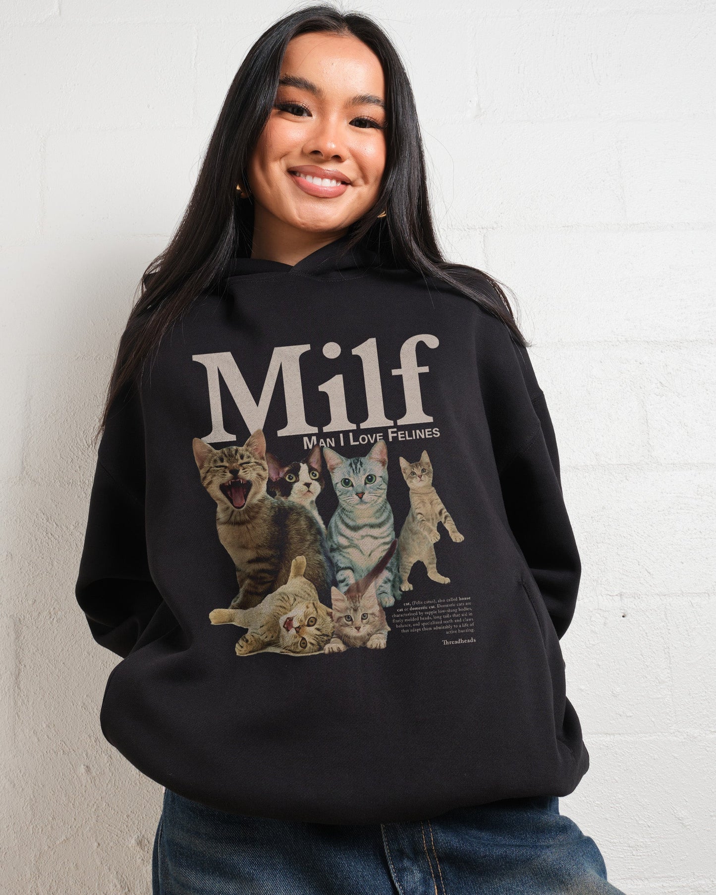 Man I Love Felines Hoodie Unisex T-shirt, Sweatshirt, Hoodie, Long Sleeve Tee - T-Shirt, Sweatshirt, Hoodie