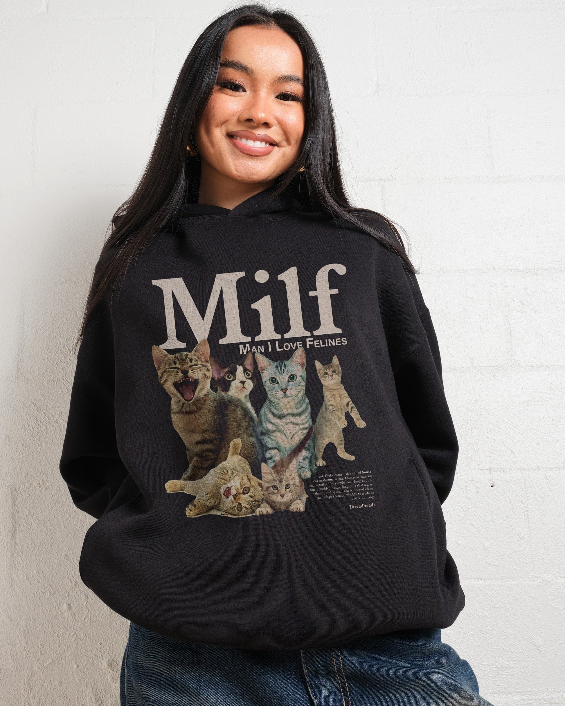 Man I Love Felines Hoodie Unisex T-shirt, Sweatshirt, Hoodie, Long Sleeve Tee - T-Shirt, Sweatshirt, Hoodie