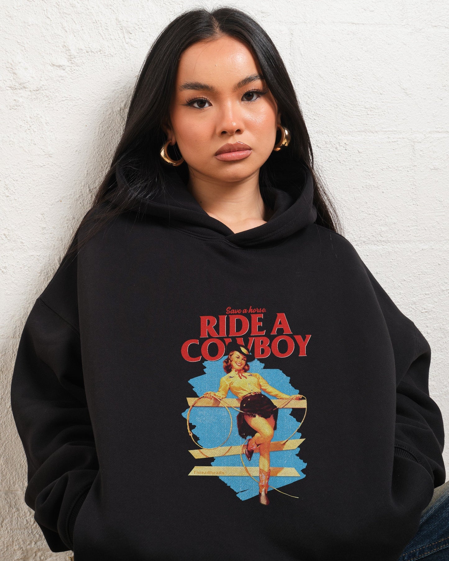 Save a Horse, Ride a Cowboy Hoodie Unisex T-shirt, Sweatshirt, Hoodie, Long Sleeve Tee - T-Shirt, Sweatshirt, Hoodie