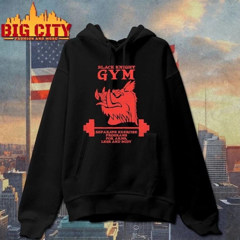 Black Knight Gym - Adult & Kids T-Shirts, Sweatshirts & Hoodies apparel design preview 2