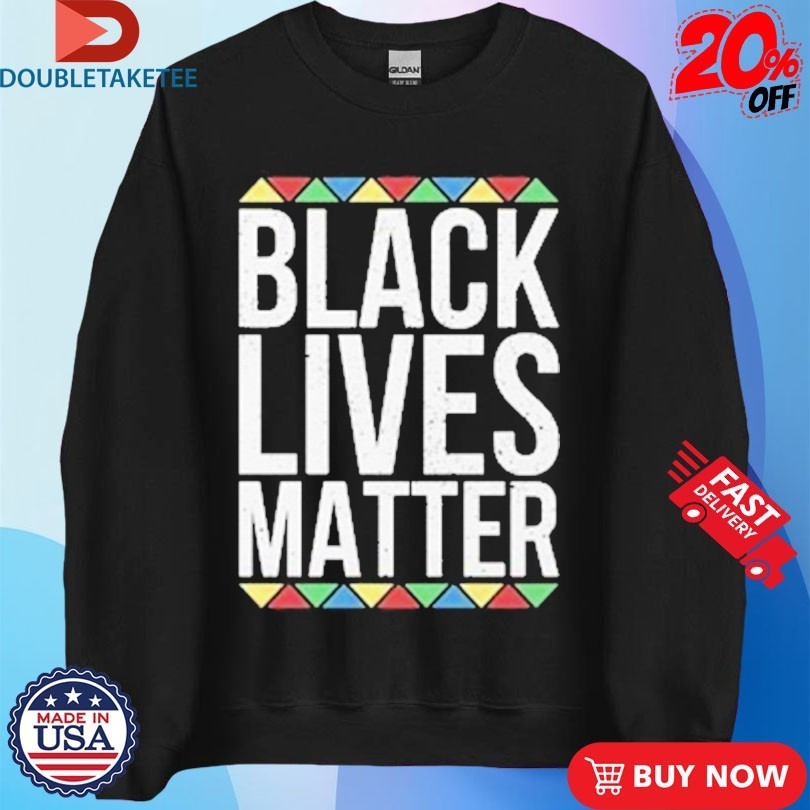 Black Lives Matter Colored Triangle - Adult & Kids T-Shirts, Sweatshirts & Hoodies apparel design preview 3