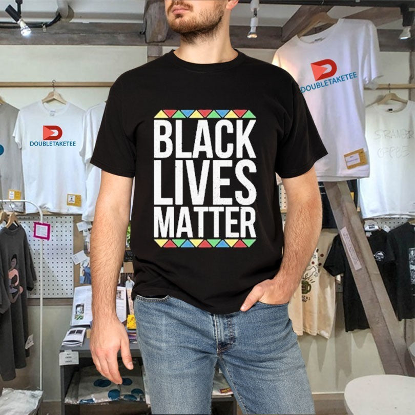 Black Lives Matter Colored Triangle - Adult & Kids T-Shirts, Sweatshirts & Hoodies apparel design preview 4