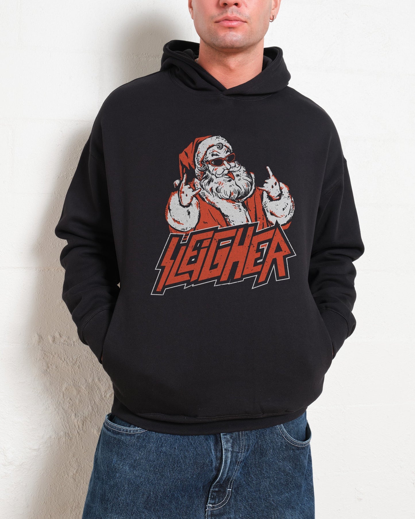 Santa Sleigher Hoodie Unisex T-shirt, Sweatshirt, Hoodie, Long Sleeve Tee - T-Shirt, Sweatshirt, Hoodie