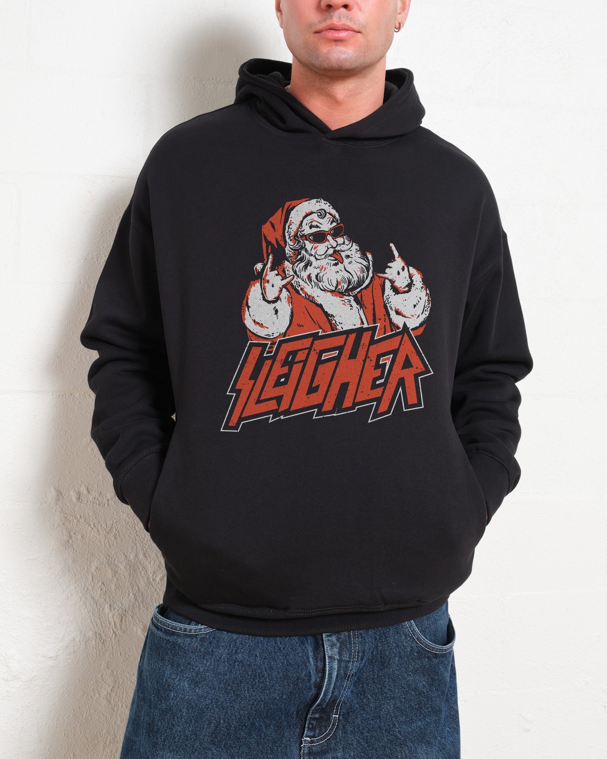 Santa Sleigher Hoodie Unisex T-shirt, Sweatshirt, Hoodie, Long Sleeve Tee - T-Shirt, Sweatshirt, Hoodie