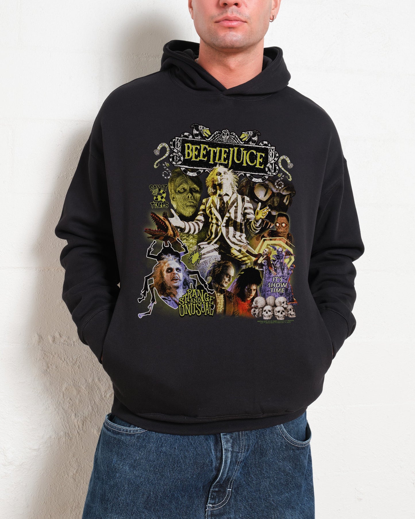 Beetlejuice Vintage Hoodie Unisex T-shirt, Sweatshirt, Hoodie, Long Sleeve Tee - T-Shirt, Sweatshirt, Hoodie