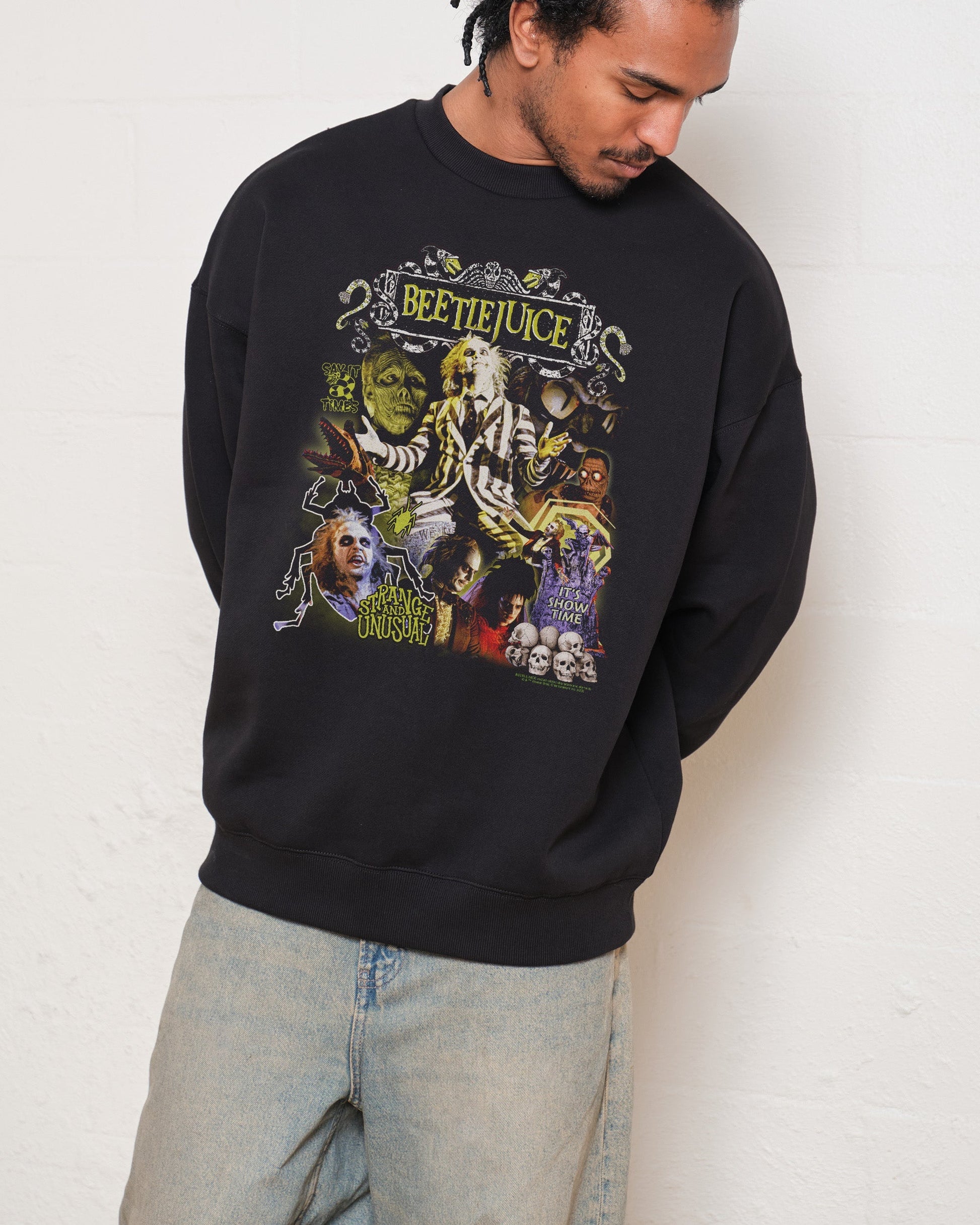 Beetlejuice Vintage Sweatshirt Unisex T-shirt, Sweatshirt, Hoodie, Long Sleeve Tee - T-Shirt, Sweatshirt, Hoodie