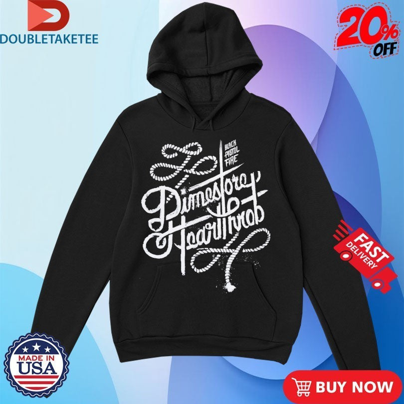 Black Pistol Fire Dimestore Hearthrob - Adult & Kids T-Shirts, Sweatshirts & Hoodies apparel design preview 2