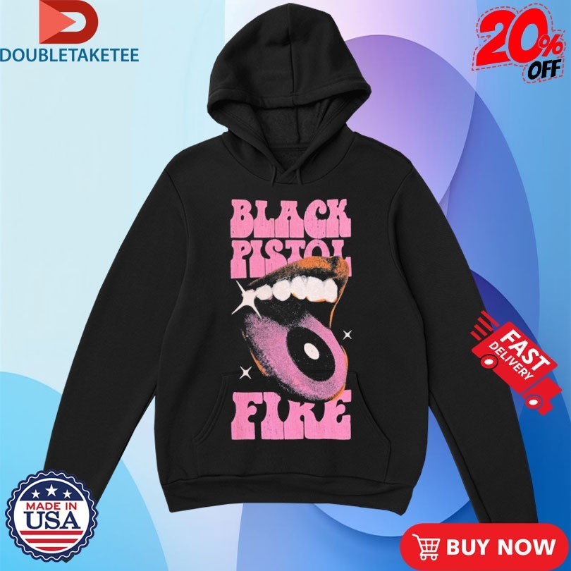 Black Pistol Fire Tongue Eye - Adult & Kids T-Shirts, Sweatshirts & Hoodies apparel design preview 2