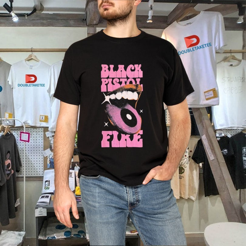 Black Pistol Fire Tongue Eye - Adult & Kids T-Shirts, Sweatshirts & Hoodies apparel design preview 4