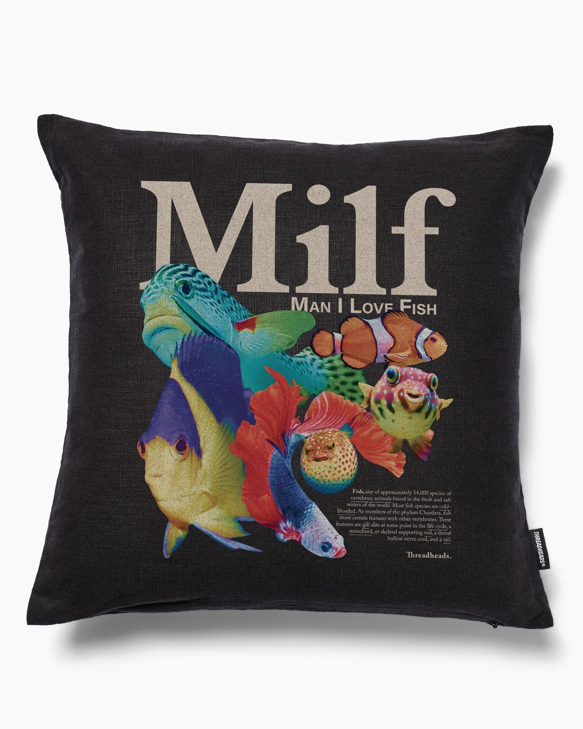 Man I Love Fish Cushion Unisex T-shirt, Sweatshirt, Hoodie, Long Sleeve Tee - T-Shirt, Sweatshirt, Hoodie