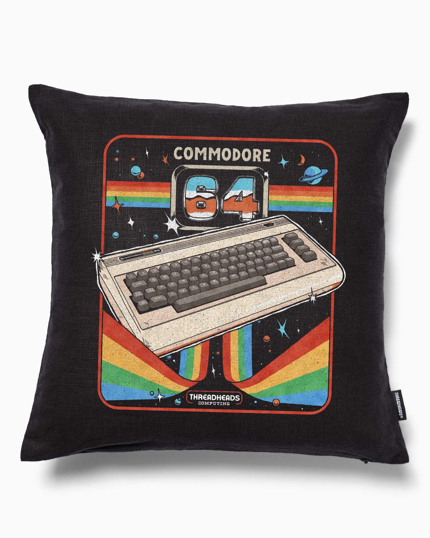 Commodore 64 Advanced Home Computer Cushion Unisex T-shirt, Sweatshirt, Hoodie, Long Sleeve Tee - T-Shirt, Sweatshirt, Hoodie