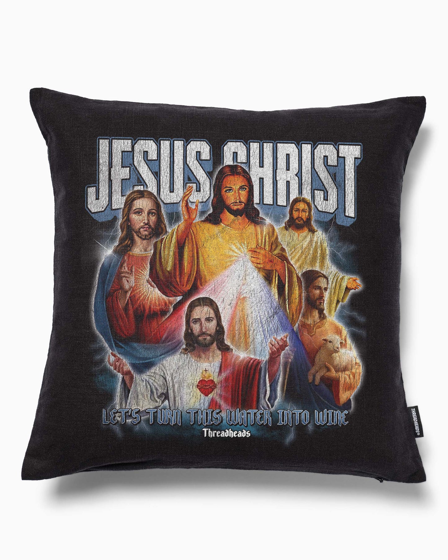 Vintage Jesus Christ Cushion Unisex T-shirt, Sweatshirt, Hoodie, Long Sleeve Tee - T-Shirt, Sweatshirt, Hoodie