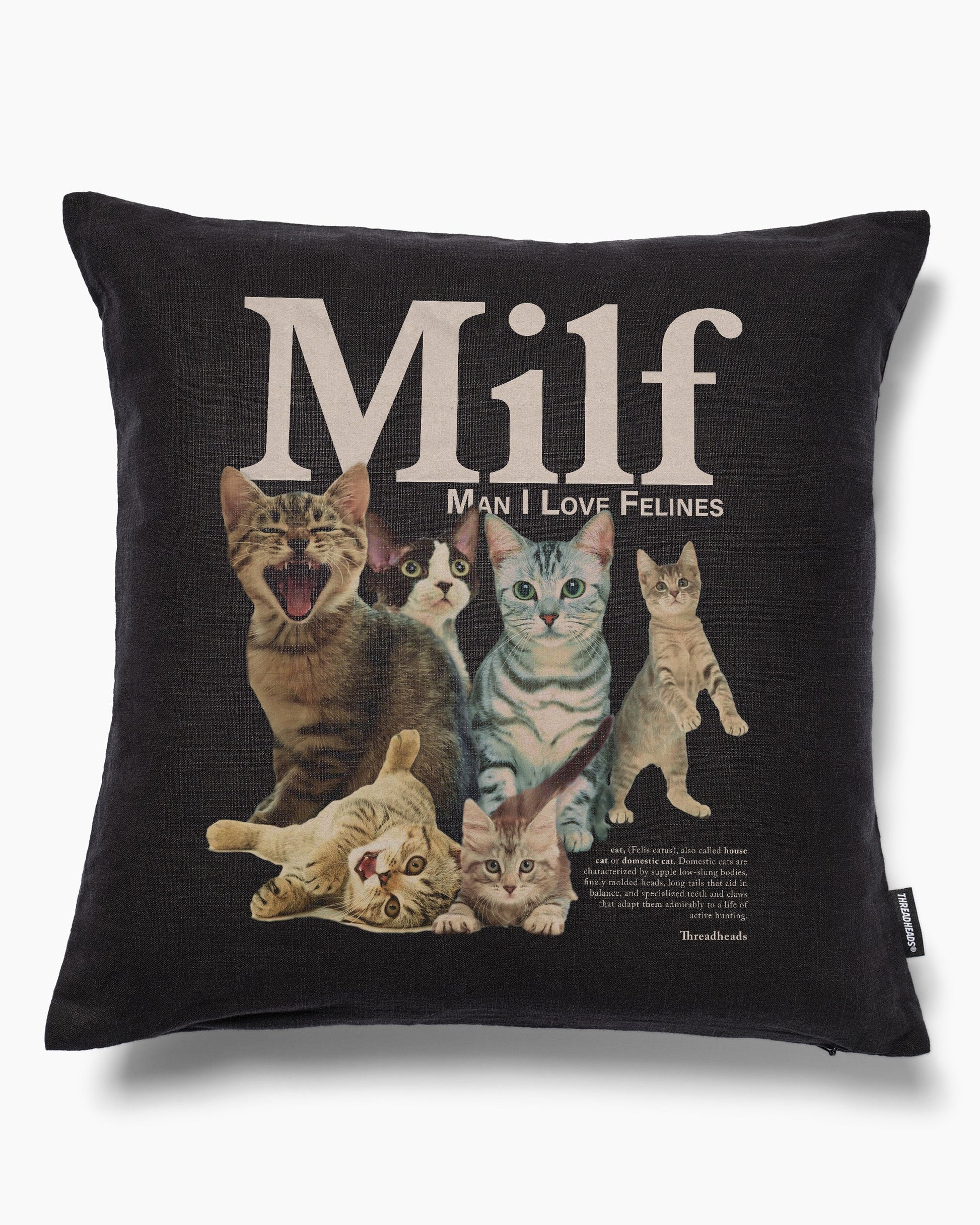 Man I Love Felines Cushion Unisex T-shirt, Sweatshirt, Hoodie, Long Sleeve Tee - T-Shirt, Sweatshirt, Hoodie