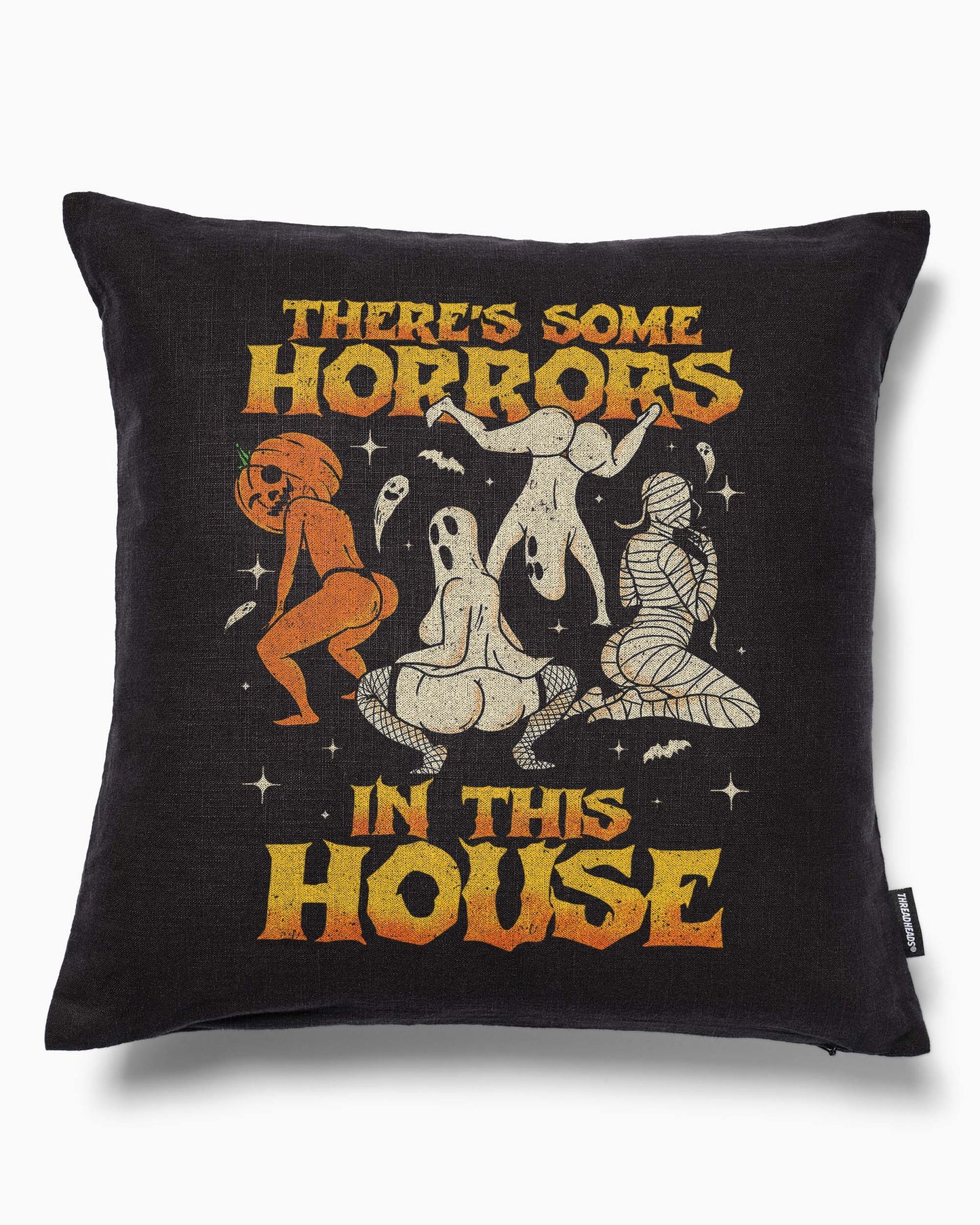 There's Some Horrors In This House Cushion Unisex T-shirt, Sweatshirt, Hoodie, Long Sleeve Tee - T-Shirt, Sweatshirt, Hoodie