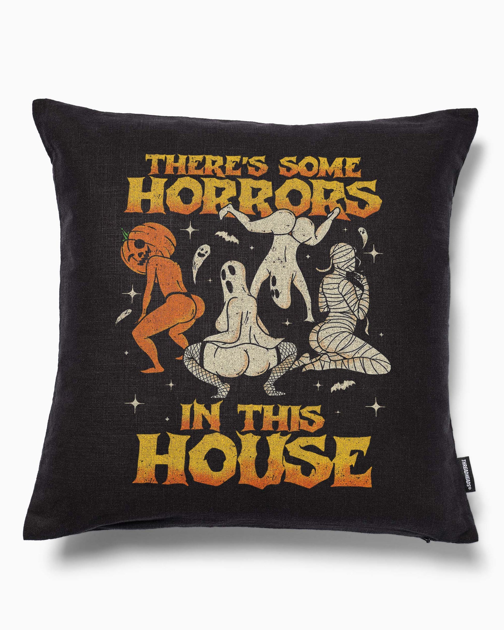 There's Some Horrors In This House Cushion Unisex T-shirt, Sweatshirt, Hoodie, Long Sleeve Tee - T-Shirt, Sweatshirt, Hoodie