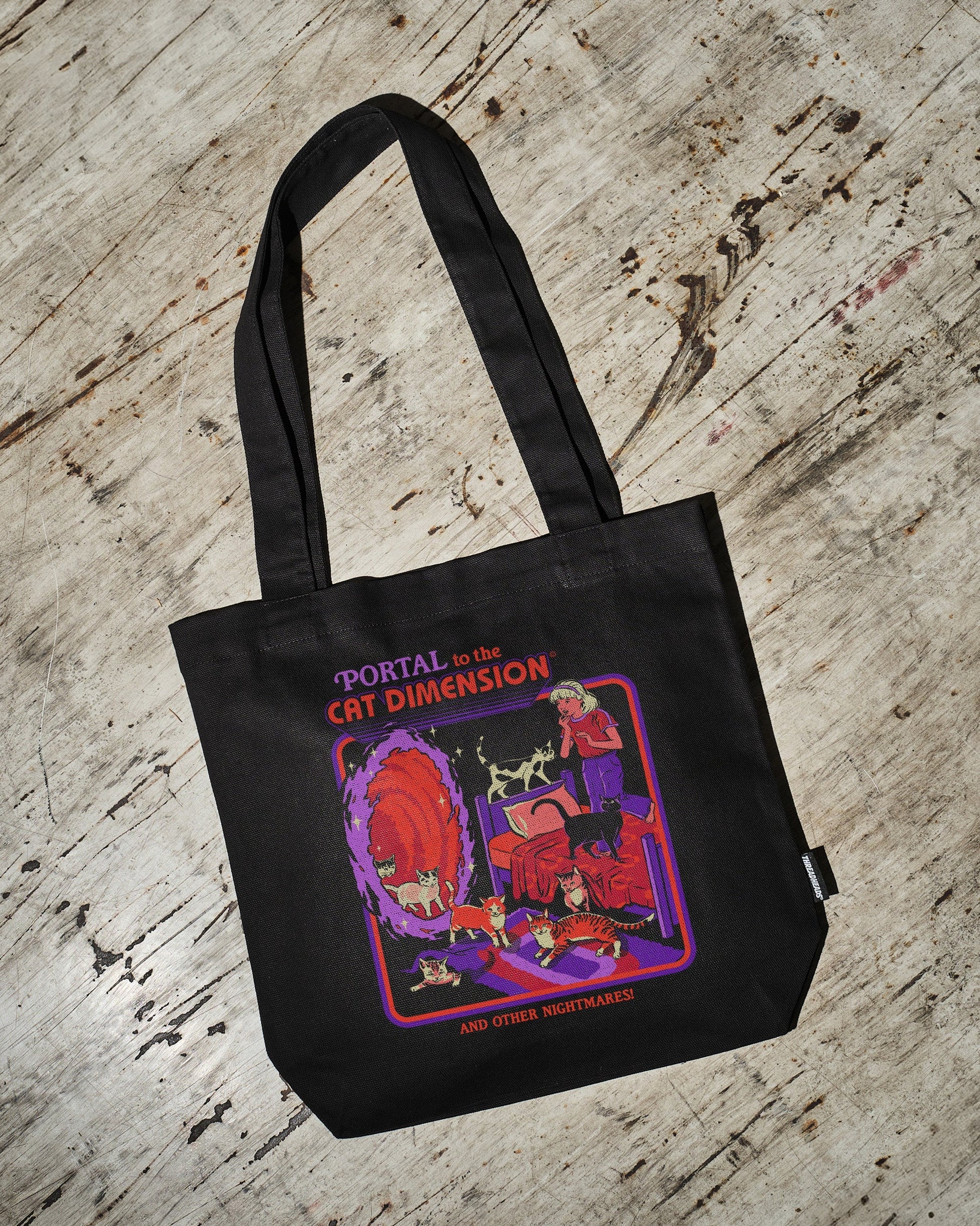 The Cat Dimension Tote Bag Unisex T-shirt, Sweatshirt, Hoodie, Long Sleeve Tee - T-Shirt, Sweatshirt, Hoodie