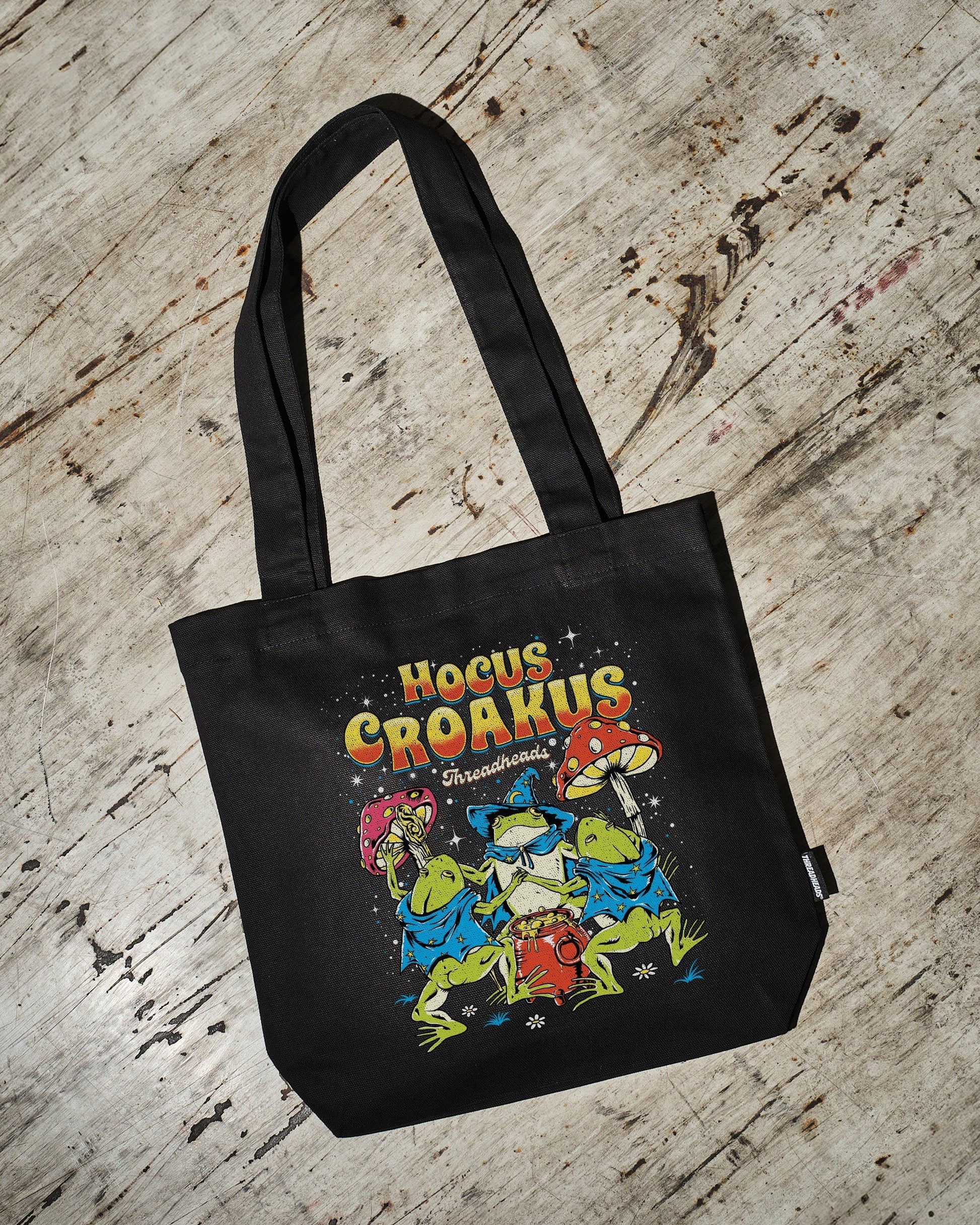 Hocus Croakus Tote Bag Unisex T-shirt, Sweatshirt, Hoodie, Long Sleeve Tee - T-Shirt, Sweatshirt, Hoodie