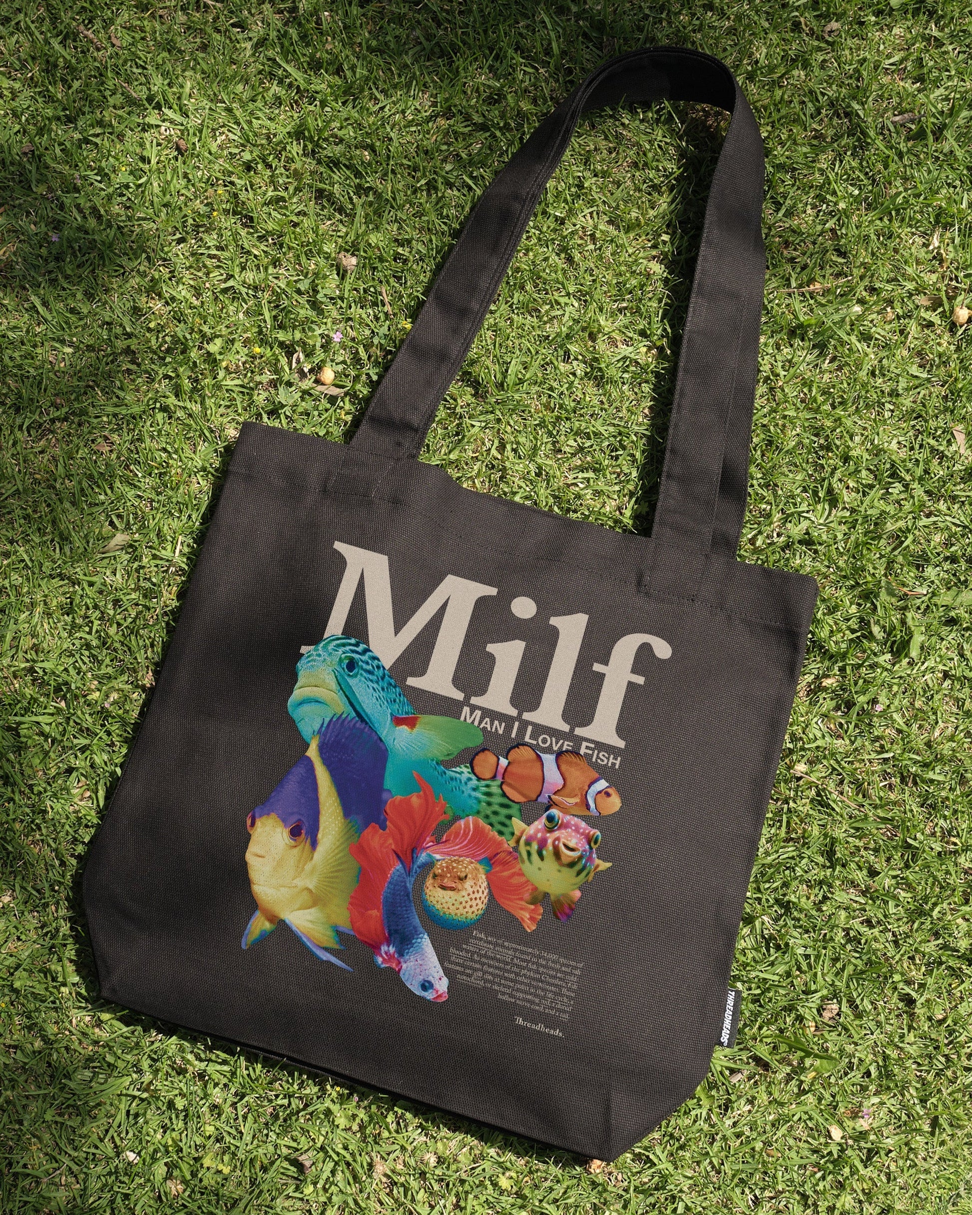 Man I Love Fish Tote Bag Unisex T-shirt, Sweatshirt, Hoodie, Long Sleeve Tee - T-Shirt, Sweatshirt, Hoodie