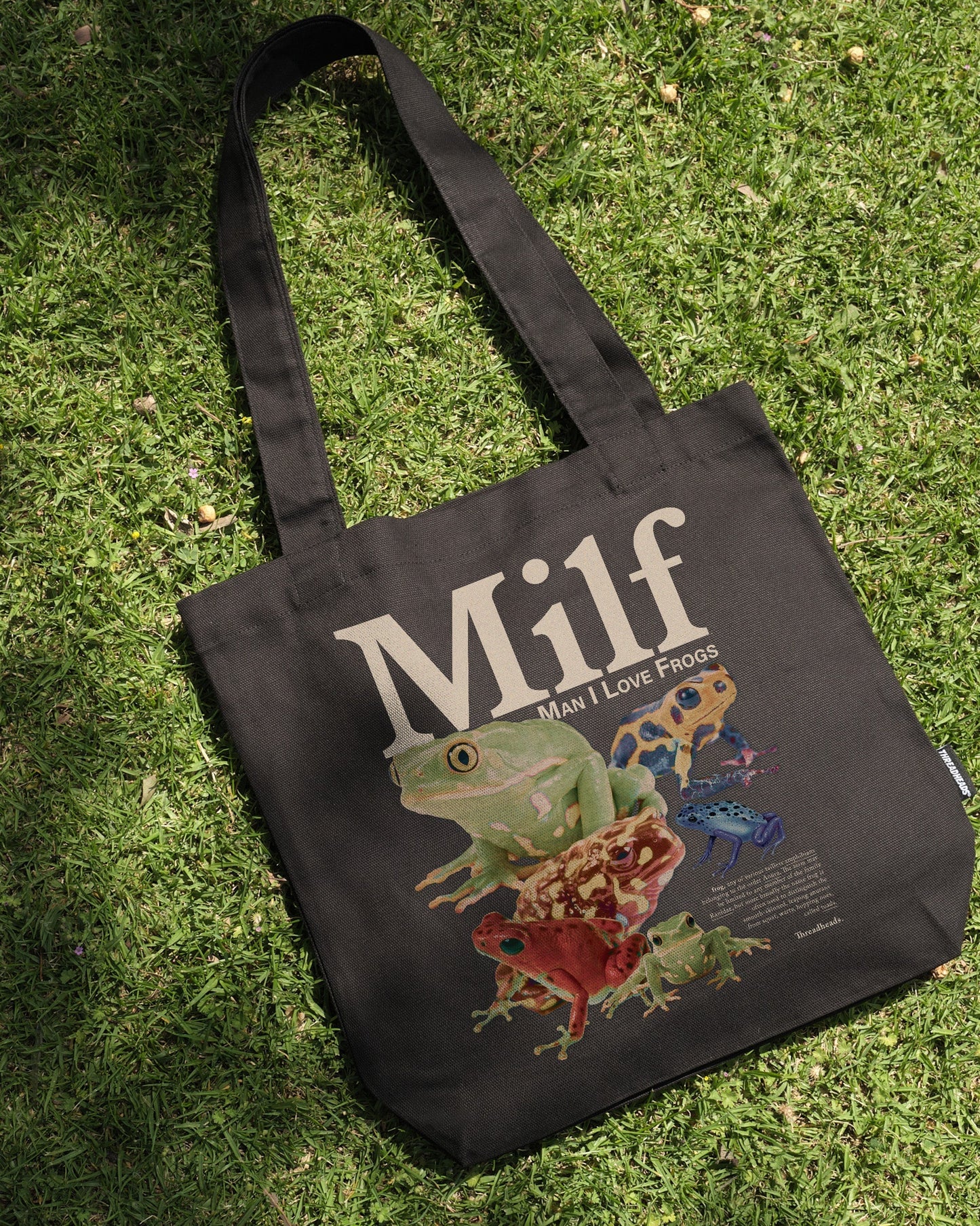 Man I Love Frogs Tote Bag Unisex T-shirt, Sweatshirt, Hoodie, Long Sleeve Tee - T-Shirt, Sweatshirt, Hoodie